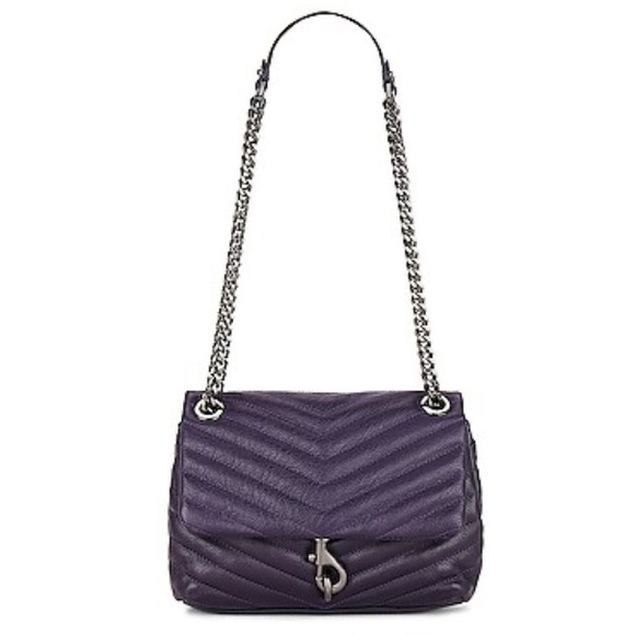 Rebecca Minkoff Edie Flap Shoulder Bag – Deep Passion Leather - Picture 3 of 8